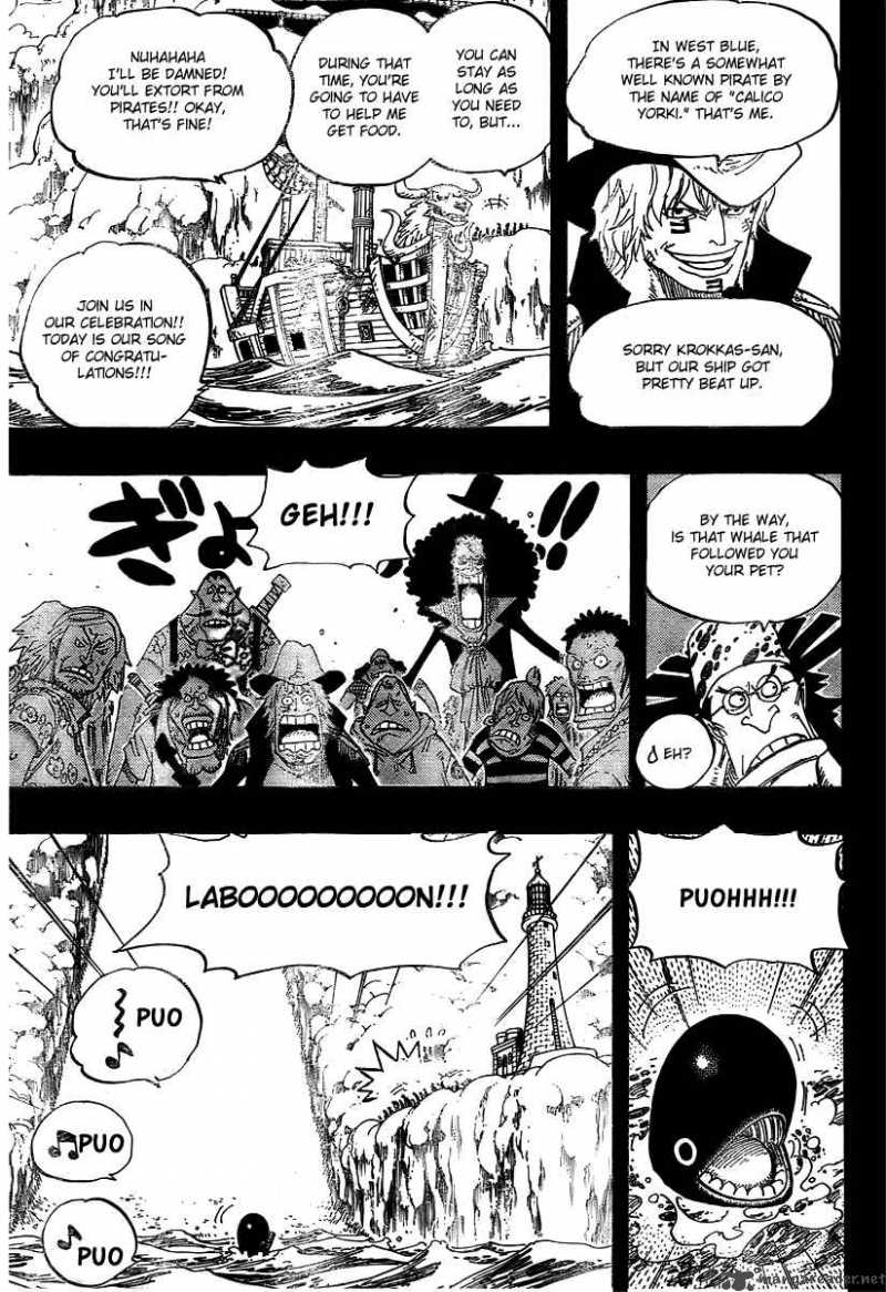 One Piece Chapter 487 page 9 - Chapter 487: That Song
