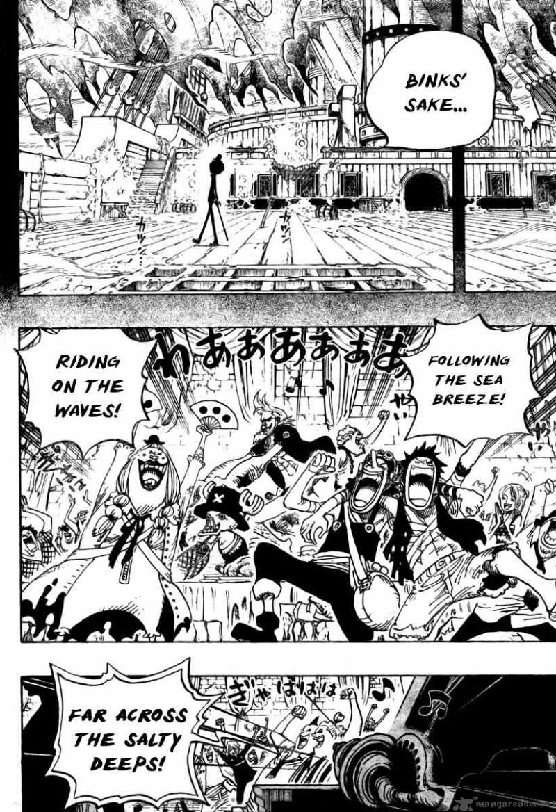 One Piece Chapter 488 page 12 - Chapter 488: Song of Life