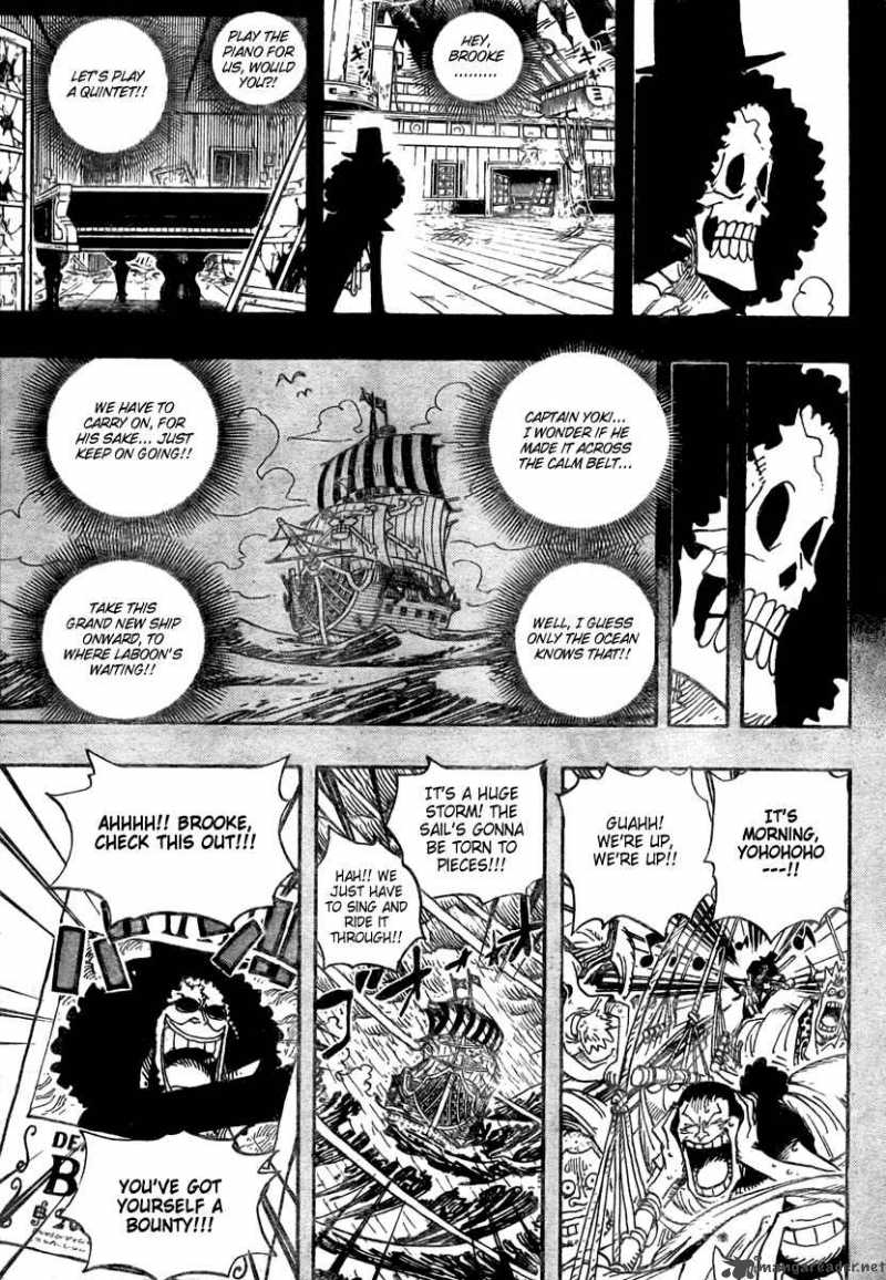 One Piece Chapter 488 page 5 - Chapter 488: Song of Life