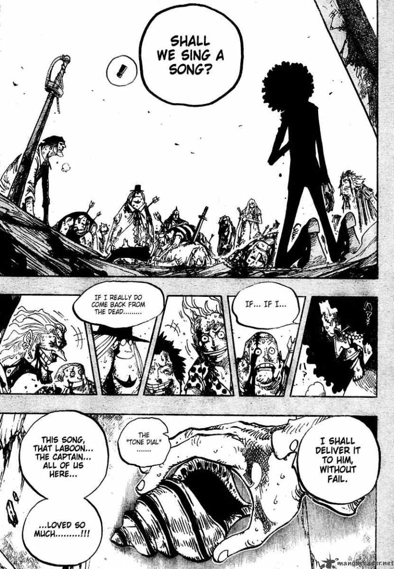One Piece Chapter 488 page 9 - Chapter 488: Song of Life