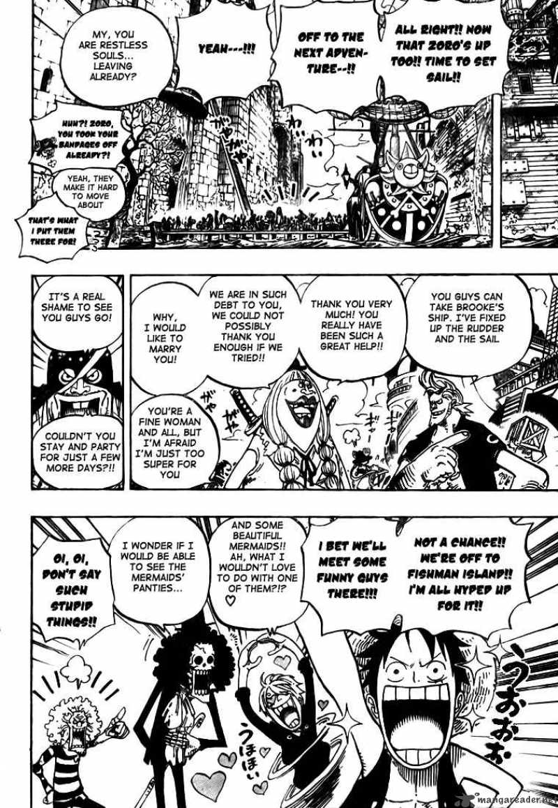 One Piece Chapter 489 page 13 - Chapter 489: The Eighth