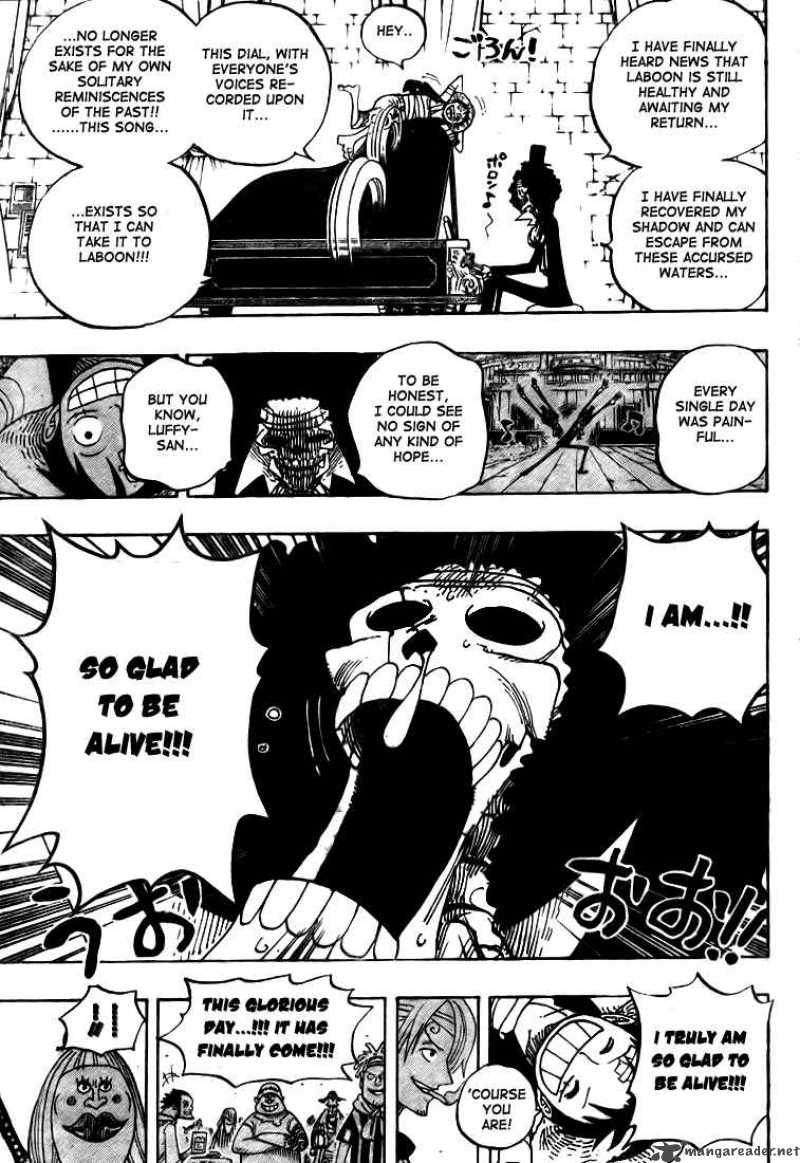 One Piece Chapter 489 page 4 - Chapter 489: The Eighth