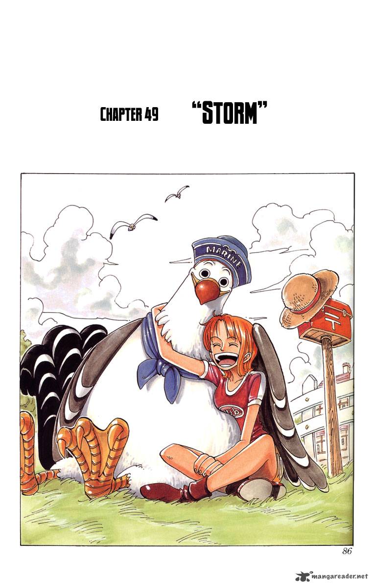 One Piece manga, chapter 49, page 2 of 23