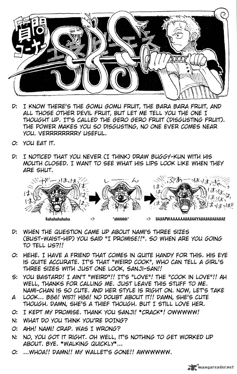 One Piece manga, chapter 49, page 20 of 23