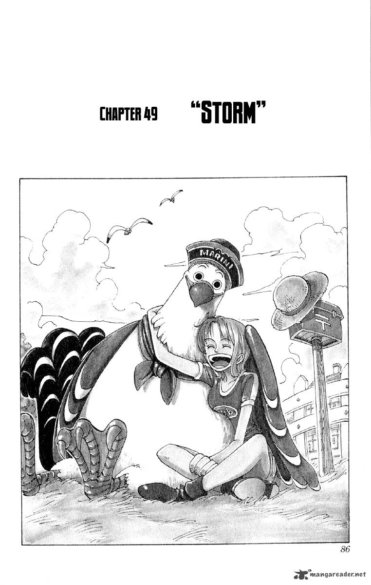 One Piece manga, chapter 49, page 3 of 23