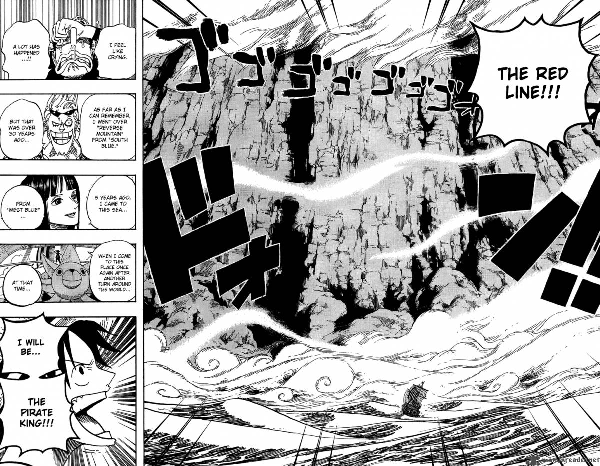 One Piece Chapter 490 page 10 - Chapter 490: Arriving Again