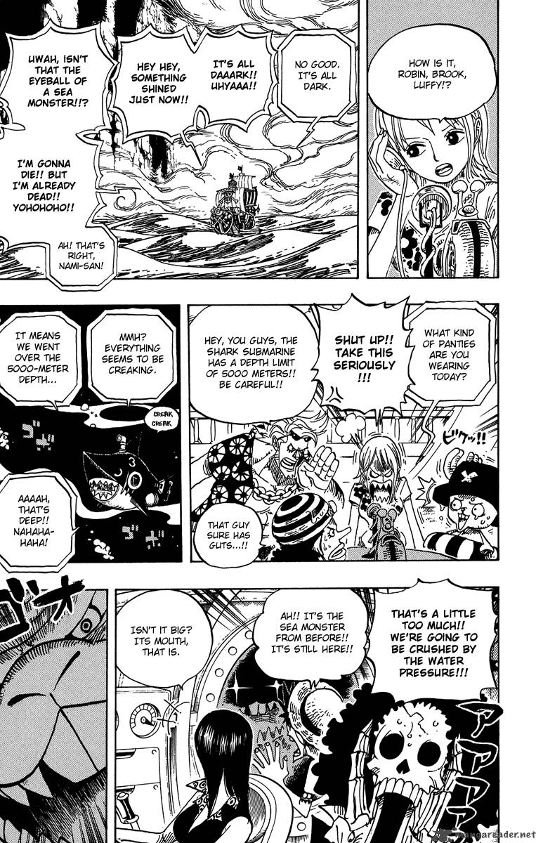 One Piece Chapter 490 page 12 - Chapter 490: Arriving Again