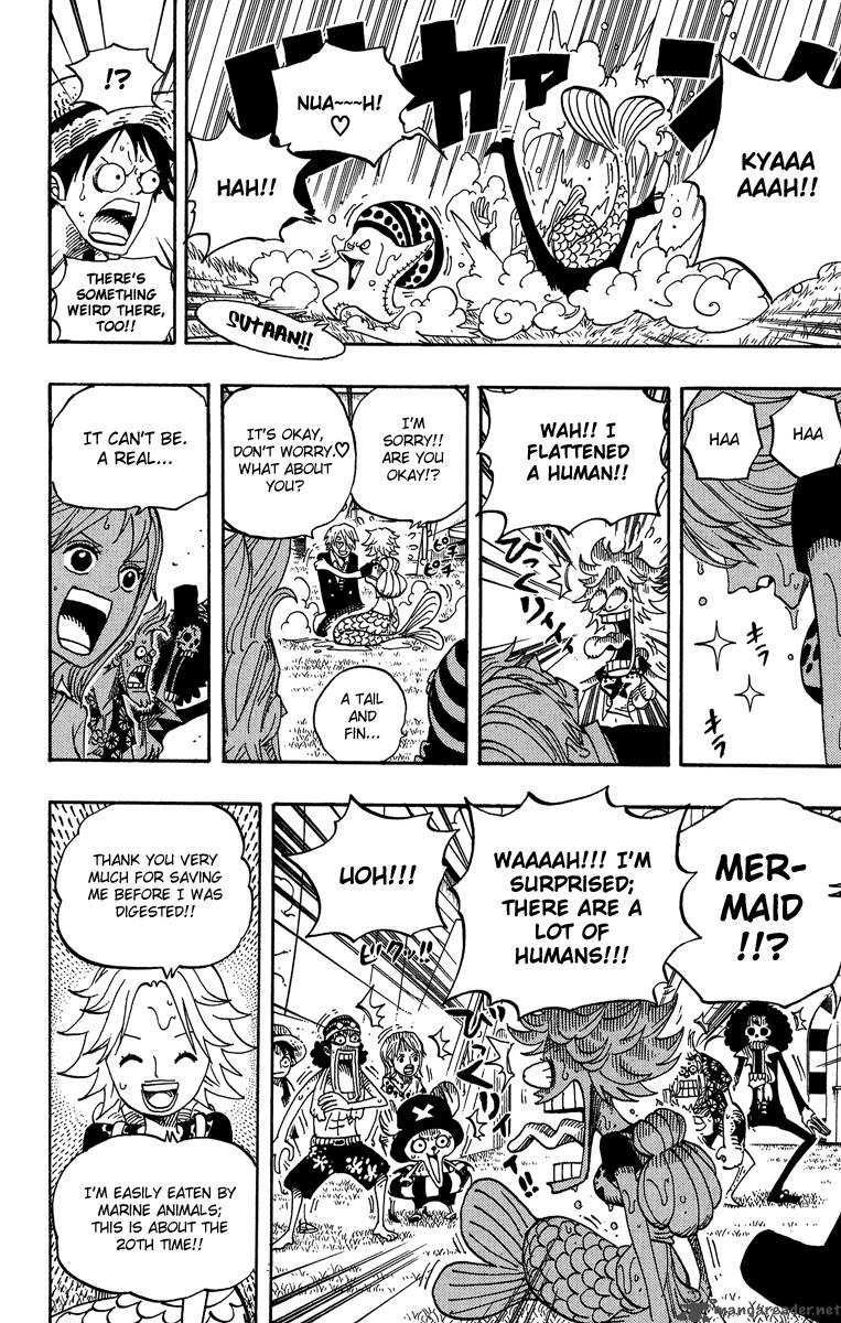 One Piece Chapter 490 page 17 - Chapter 490: Arriving Again