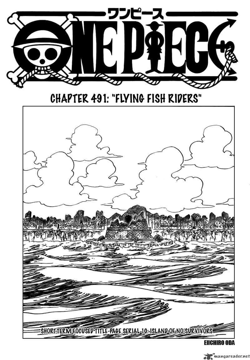 One Piece Chapter 491 page 1 - Chapter 491: Flying Fish Riders