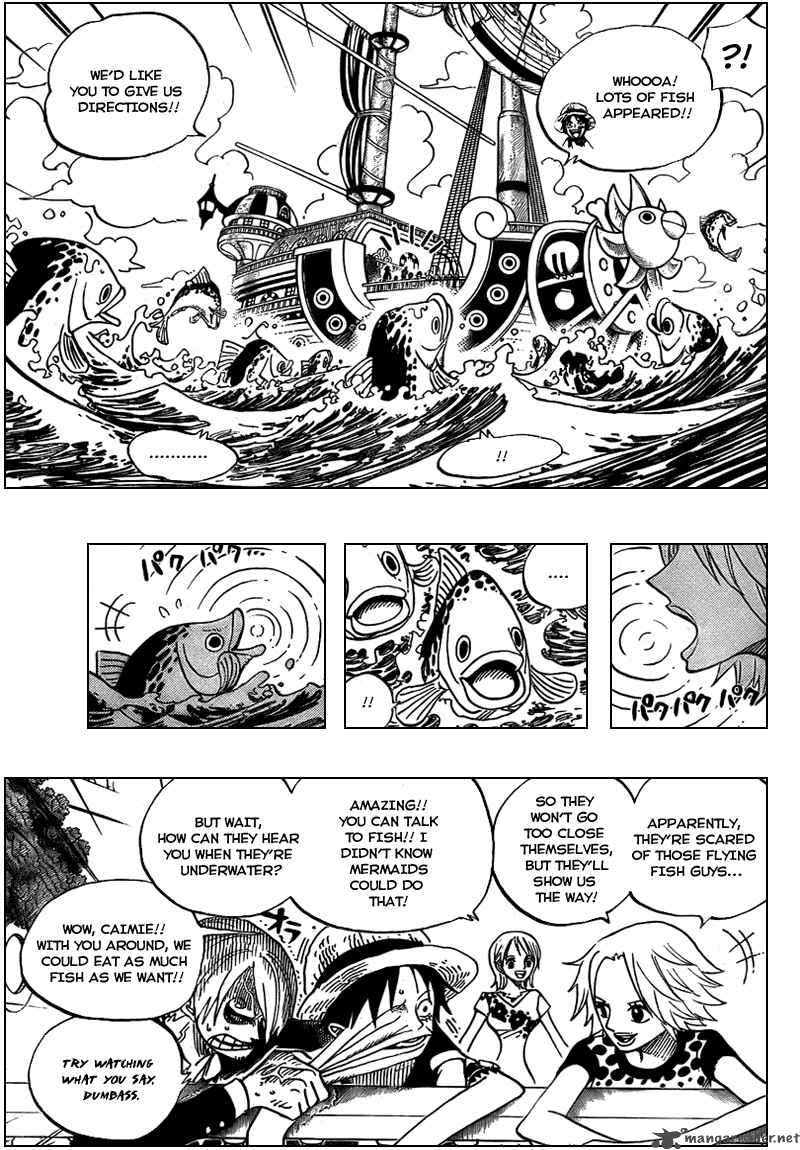 One Piece Chapter 491 page 11 - Chapter 491: Flying Fish Riders