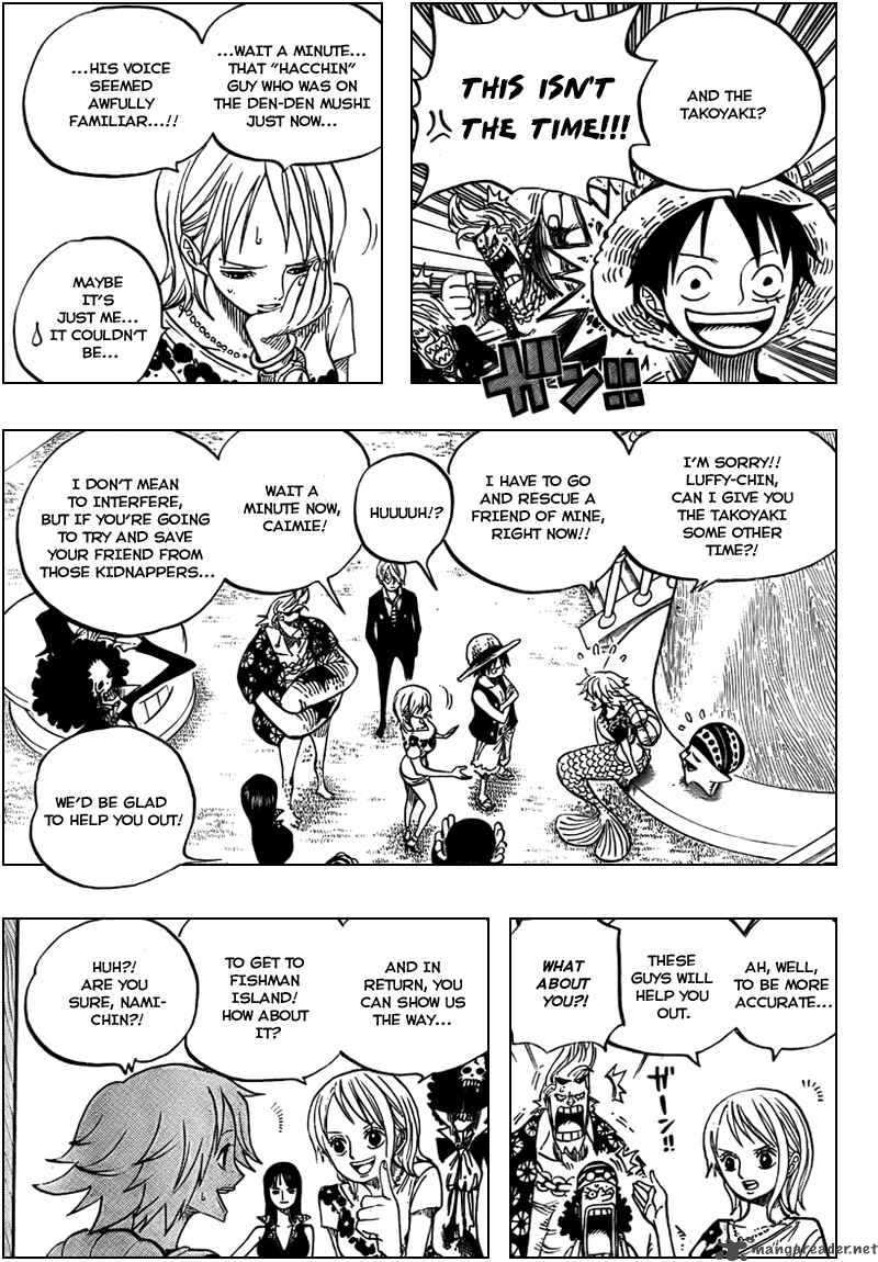 One Piece Chapter 491 page 9 - Chapter 491: Flying Fish Riders