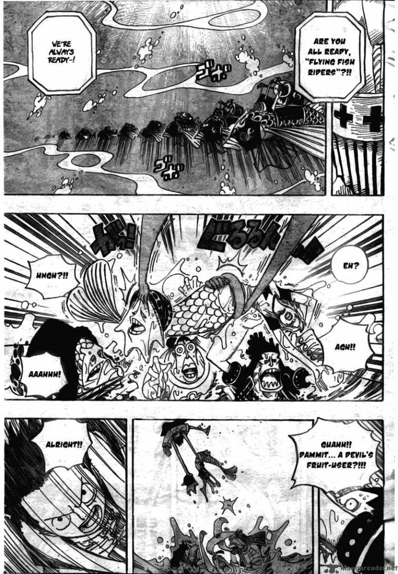 One Piece manga, chapter 492, page 18 of 23