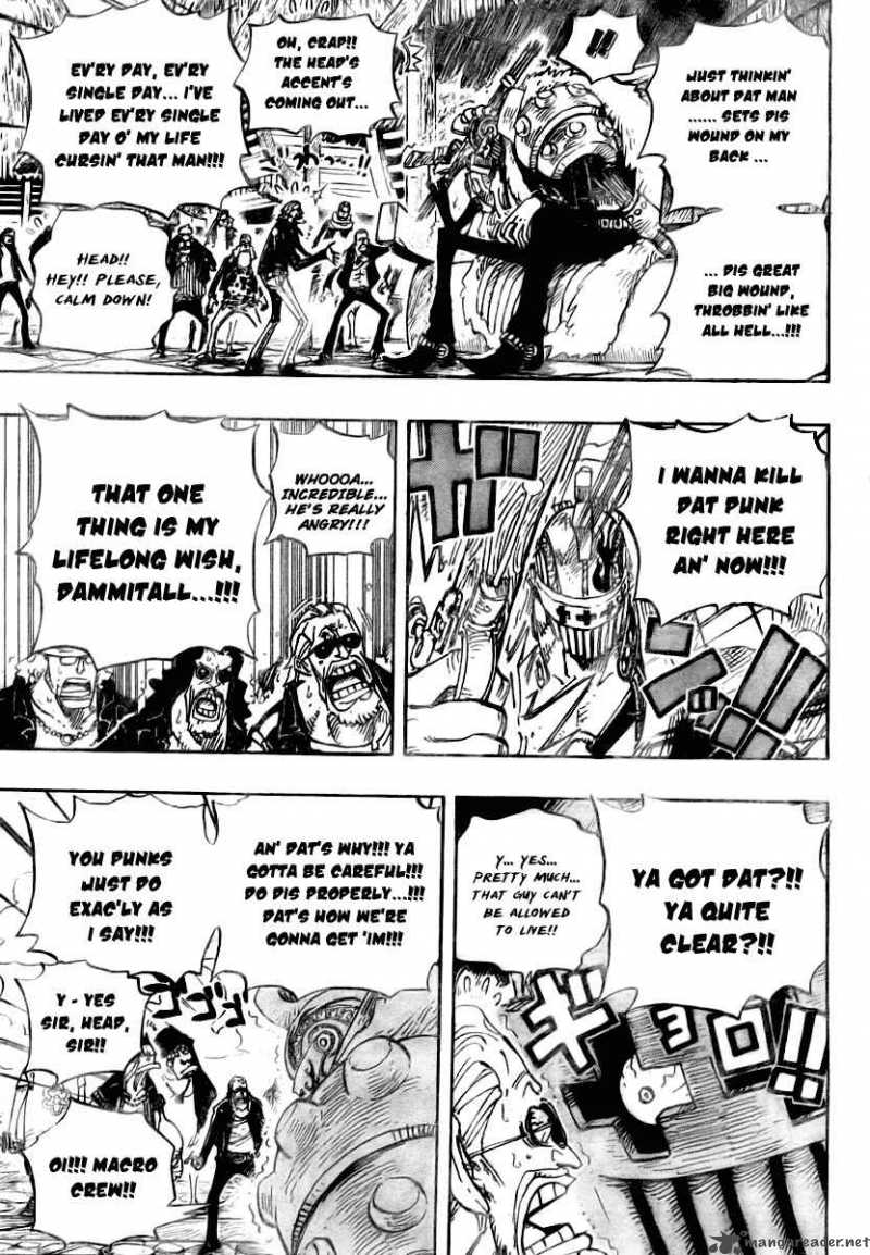 One Piece manga, chapter 492, page 6 of 23