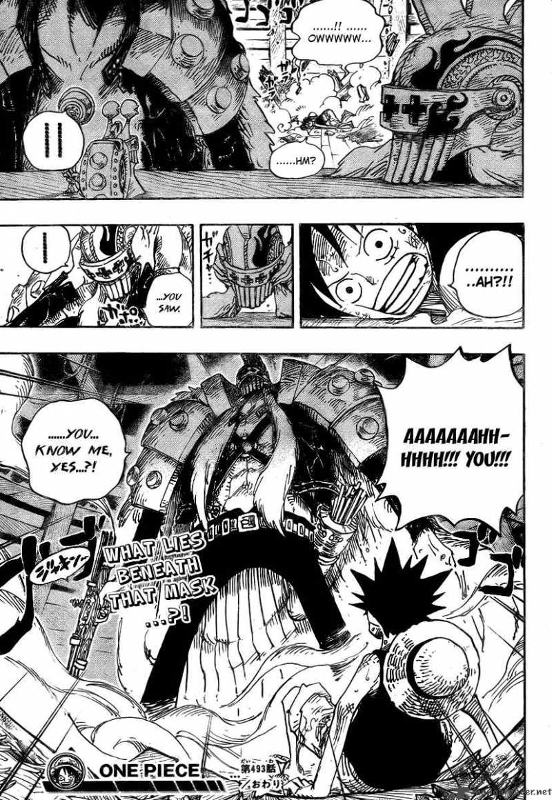 One Piece Chapter 493 page 19 - Chapter 493: You Know Me