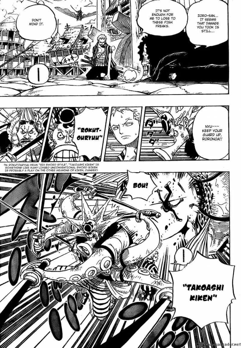 One Piece manga, chapter 494, page 4 of 22
