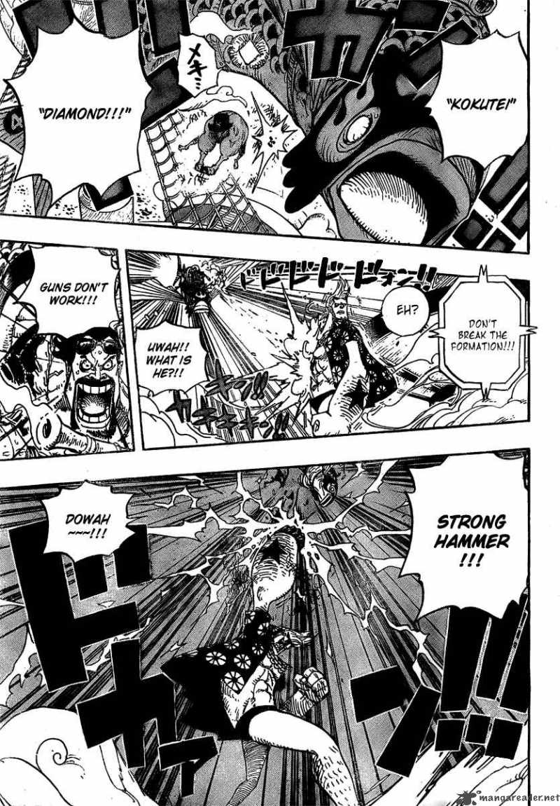One Piece manga, chapter 494, page 8 of 22