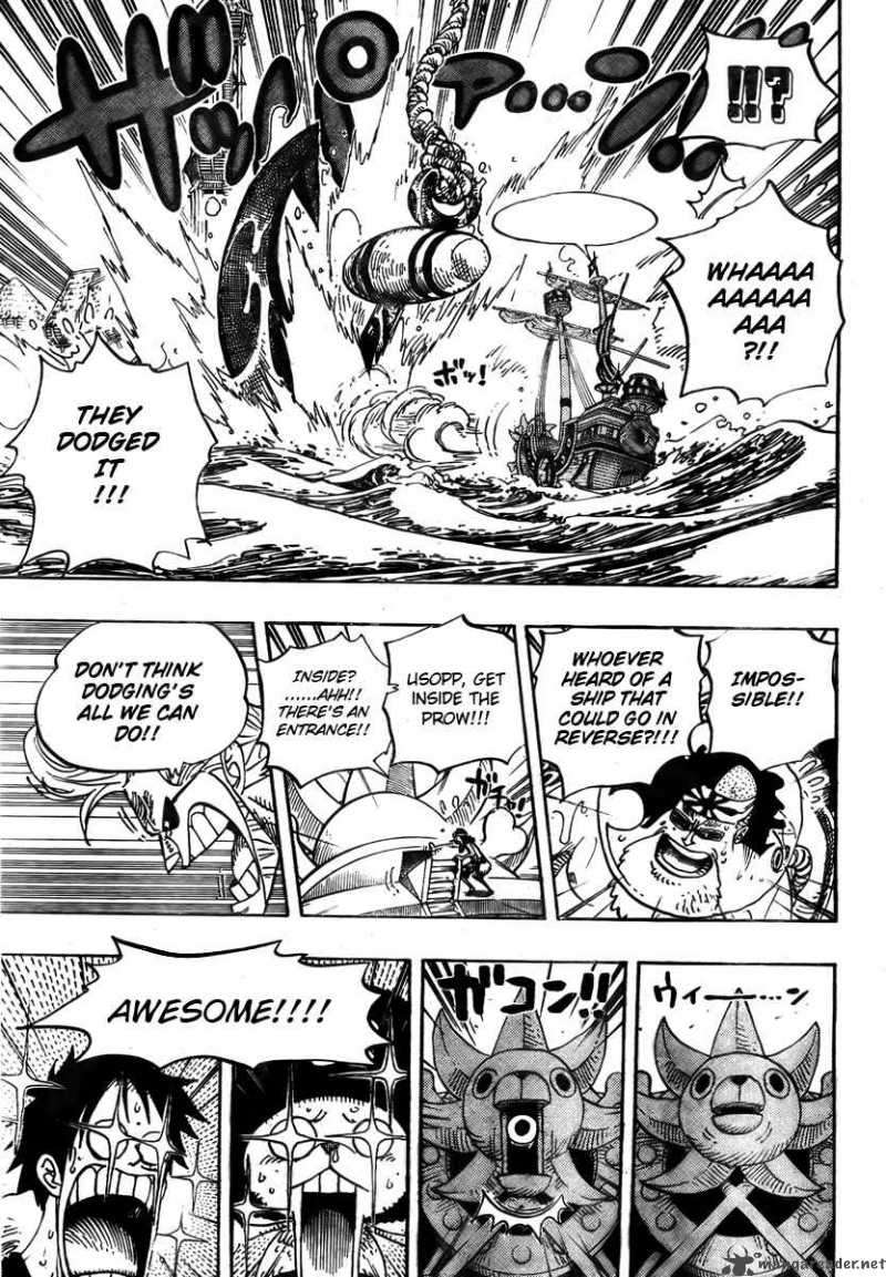One Piece Chapter 495 page 11 - Chapter 495: Gaon Cannon