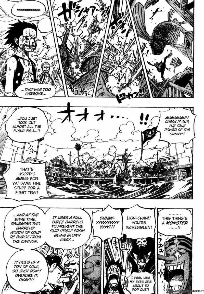 One Piece Chapter 495 page 13 - Chapter 495: Gaon Cannon