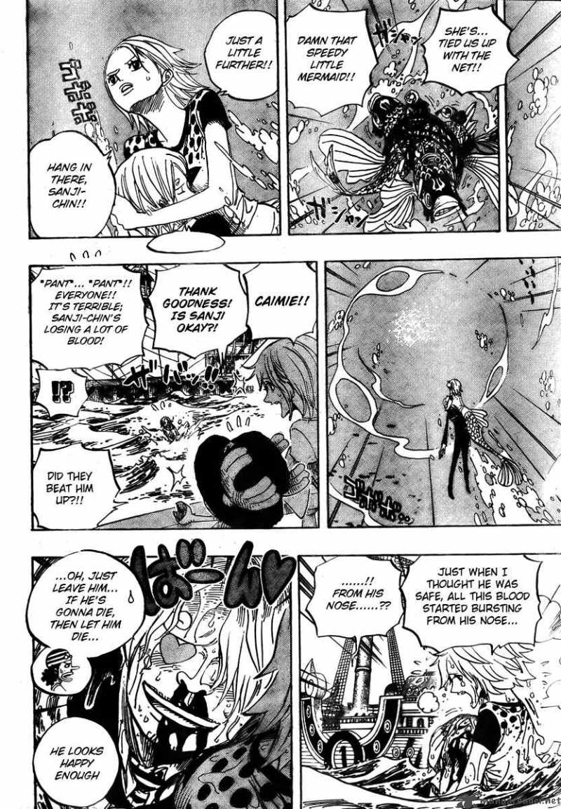 One Piece Chapter 495 page 14 - Chapter 495: Gaon Cannon