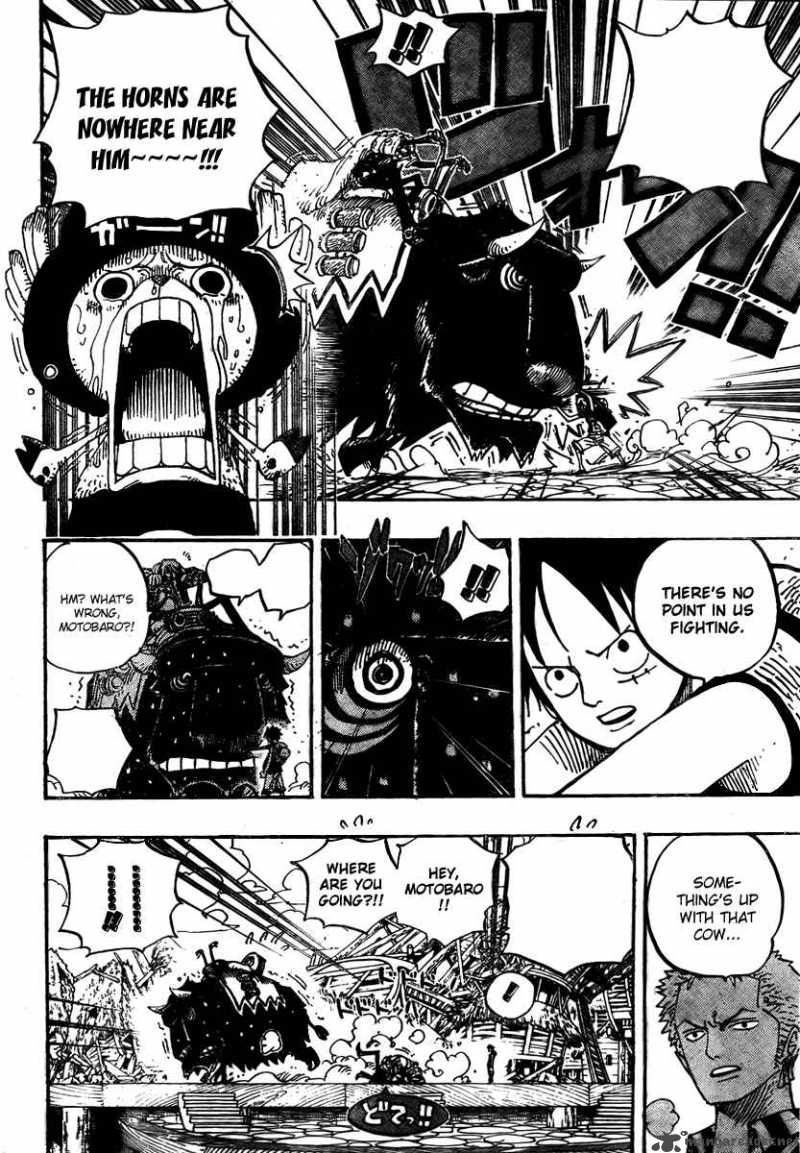 One Piece Chapter 495 page 16 - Chapter 495: Gaon Cannon