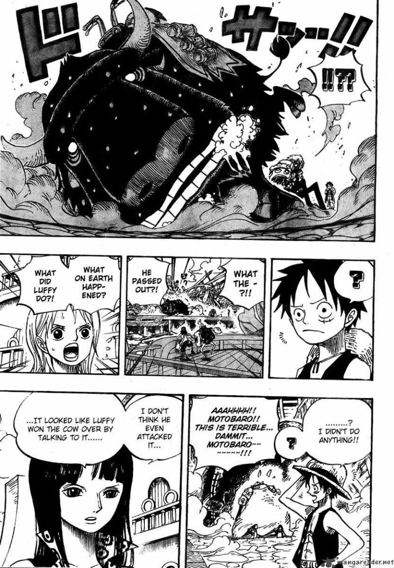 One Piece Chapter 495 page 17 - Chapter 495: Gaon Cannon