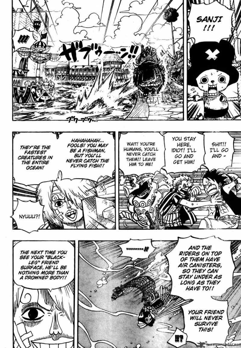 One Piece Chapter 495 page 6 - Chapter 495: Gaon Cannon