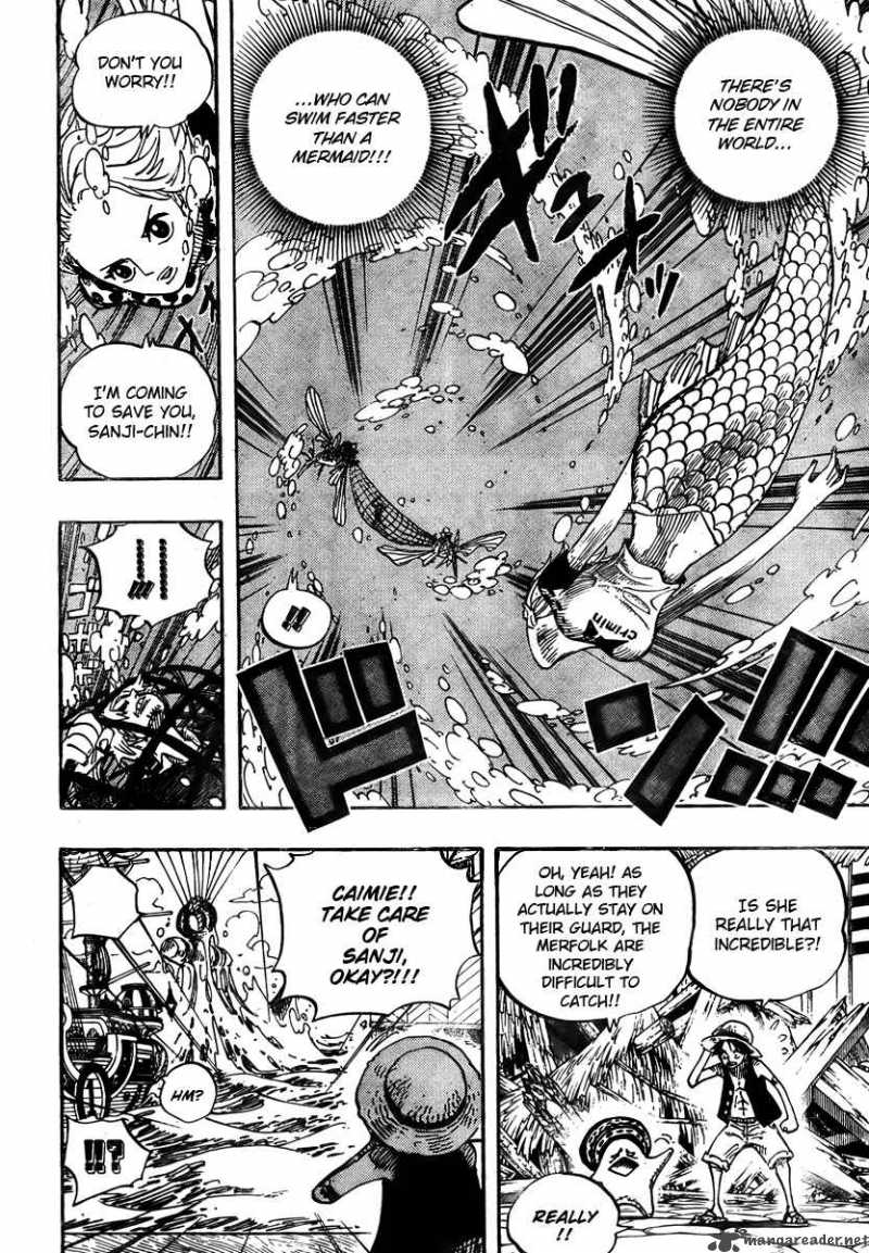 One Piece Chapter 495 page 8 - Chapter 495: Gaon Cannon