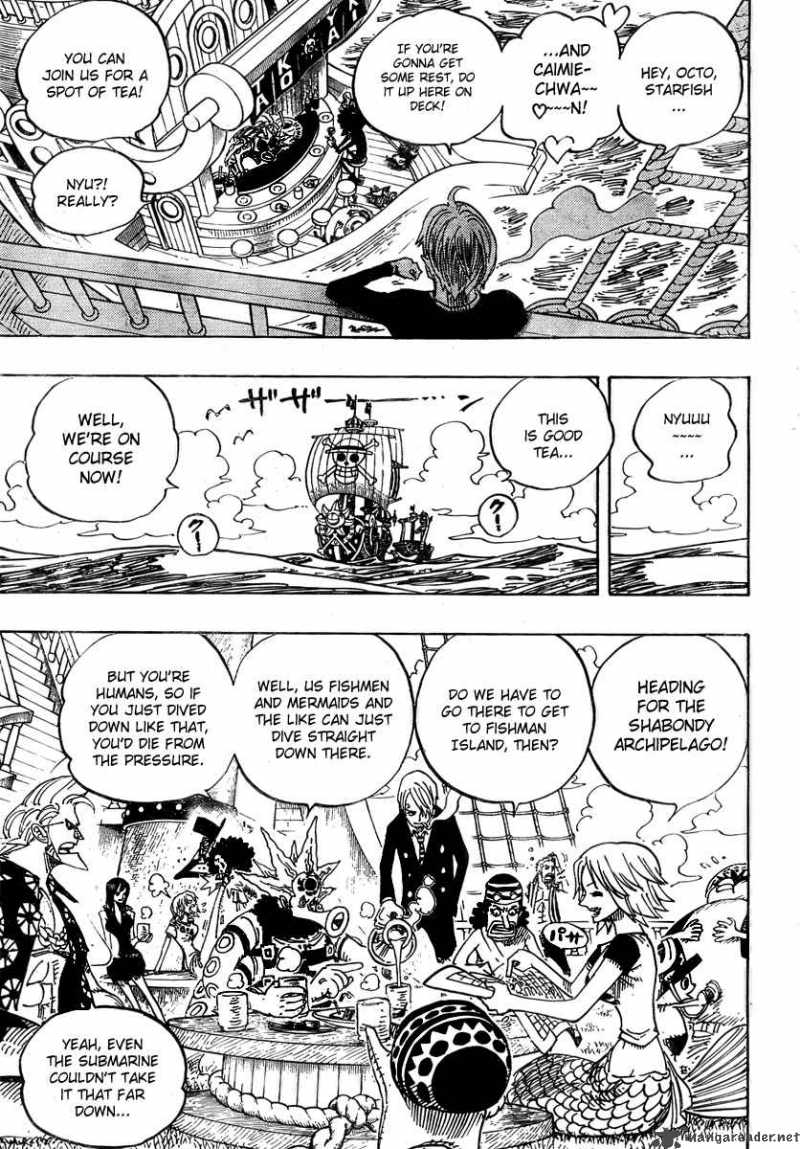 One Piece Chapter 496 page 9 - Chapter 496: Yarukiman Mangrove