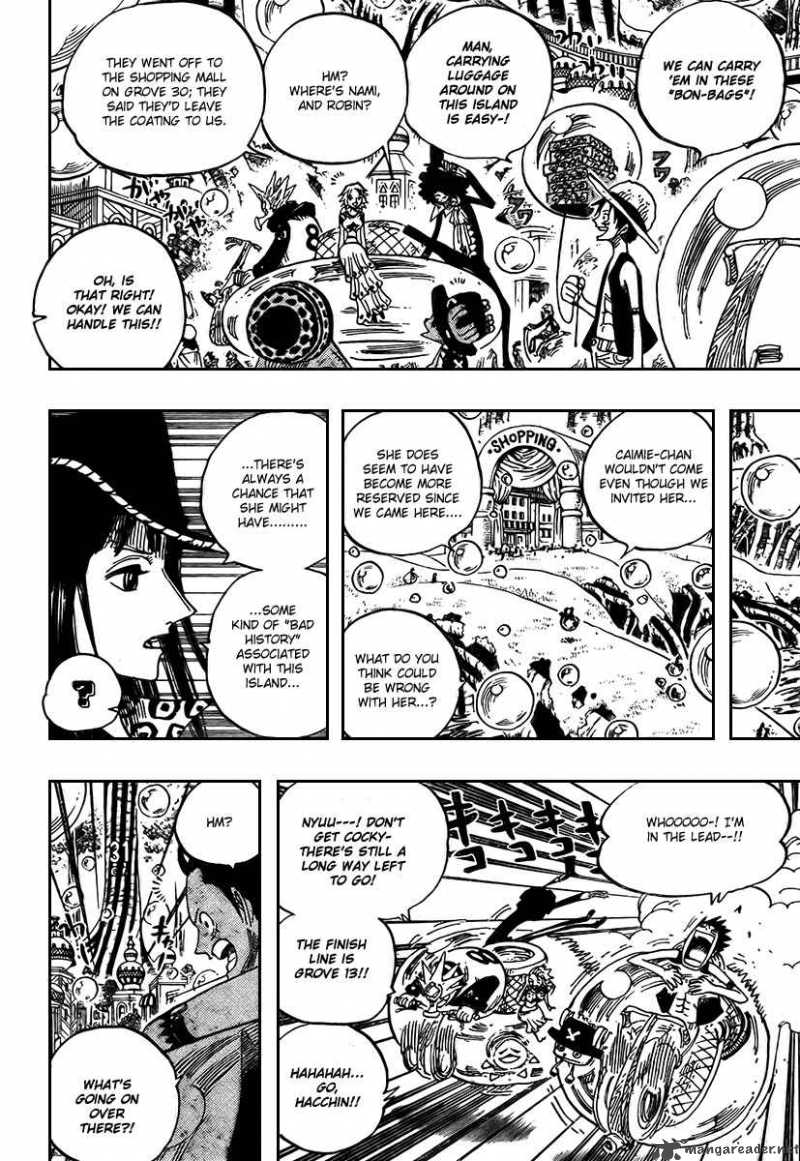 One Piece Chapter 497 page 12 - Chapter 497: Adventure on the Archipelago of Dancing Soap Bubbles