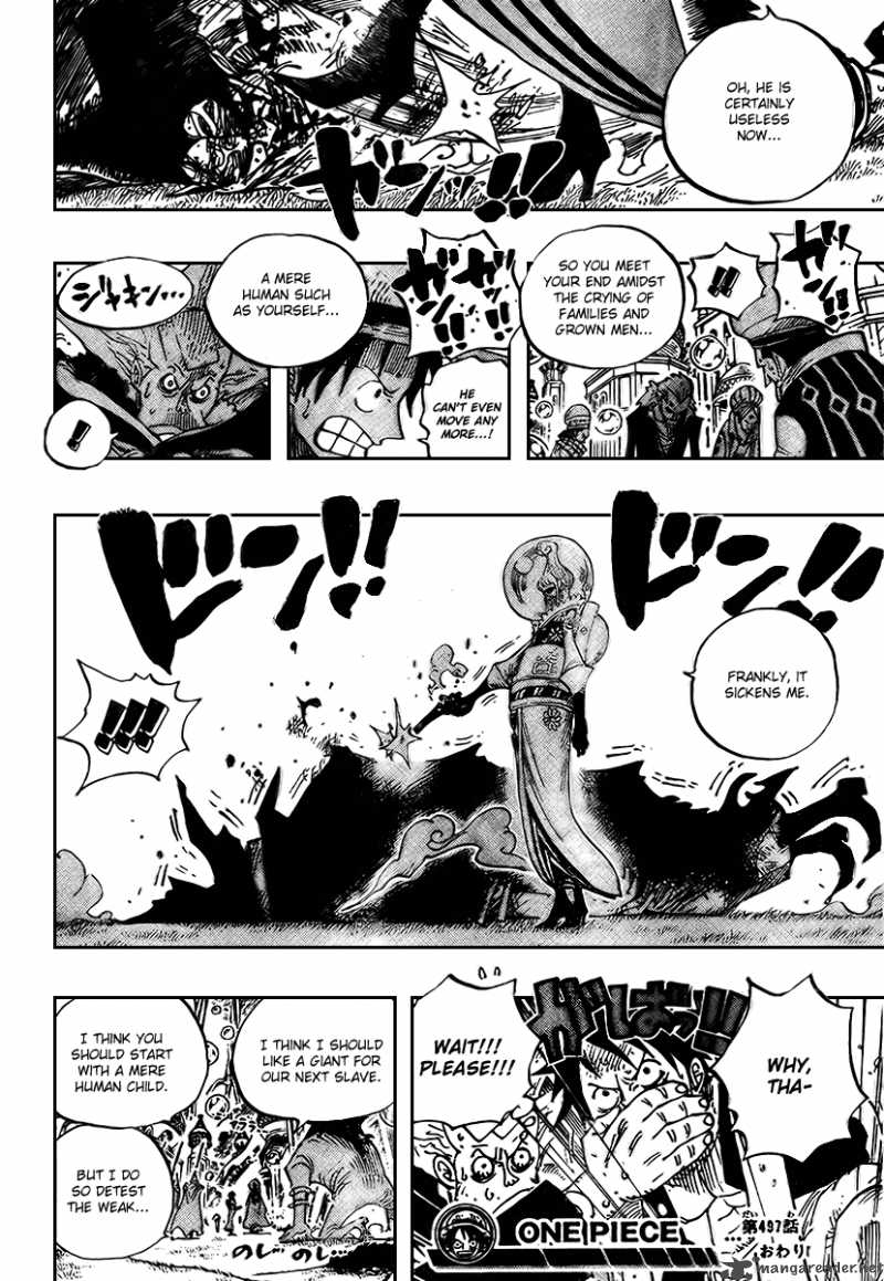 One Piece Chapter 497 page 18 - Chapter 497: Adventure on the Archipelago of Dancing Soap Bubbles
