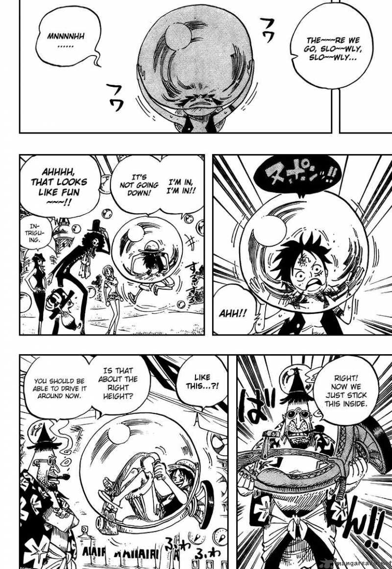 One Piece Chapter 497 page 6 - Chapter 497: Adventure on the Archipelago of Dancing Soap Bubbles