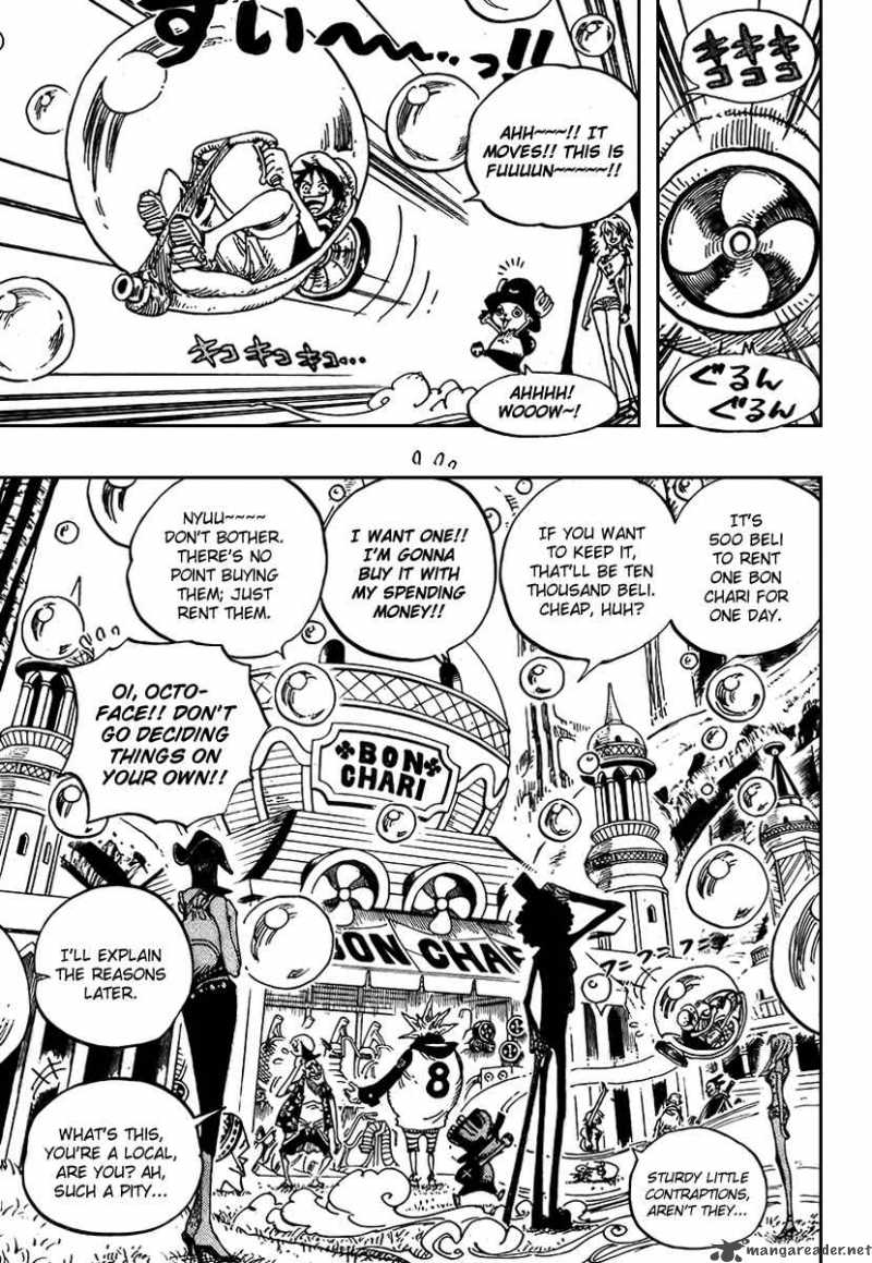 One Piece Chapter 497 page 7 - Chapter 497: Adventure on the Archipelago of Dancing Soap Bubbles