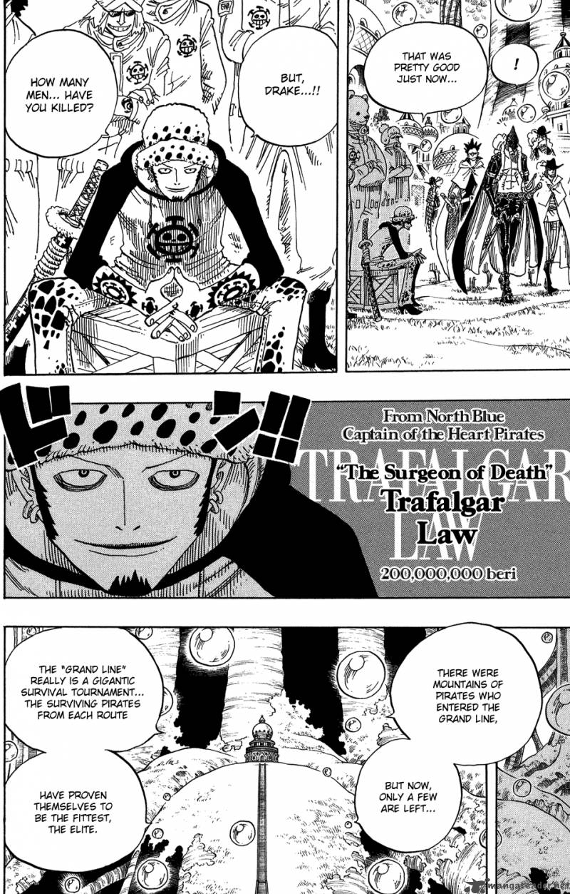 One Piece Chapter 498 page 18 - Chapter 498: The Eleven Supernovas
