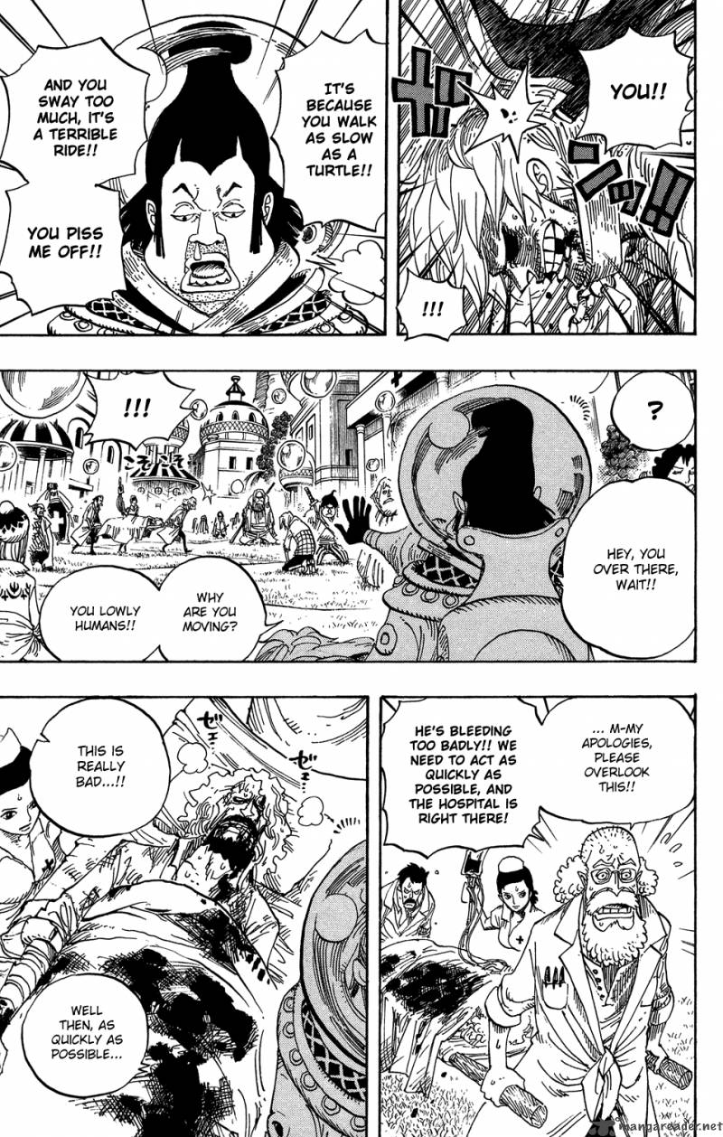 One Piece Chapter 499 page 10 - Chapter 499: Sabaody Park
