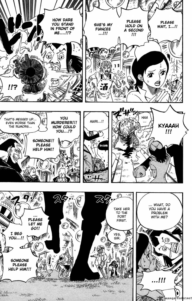 One Piece Chapter 499 page 12 - Chapter 499: Sabaody Park