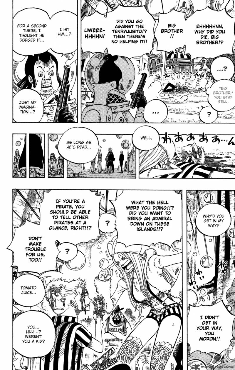 One Piece Chapter 499 page 15 - Chapter 499: Sabaody Park