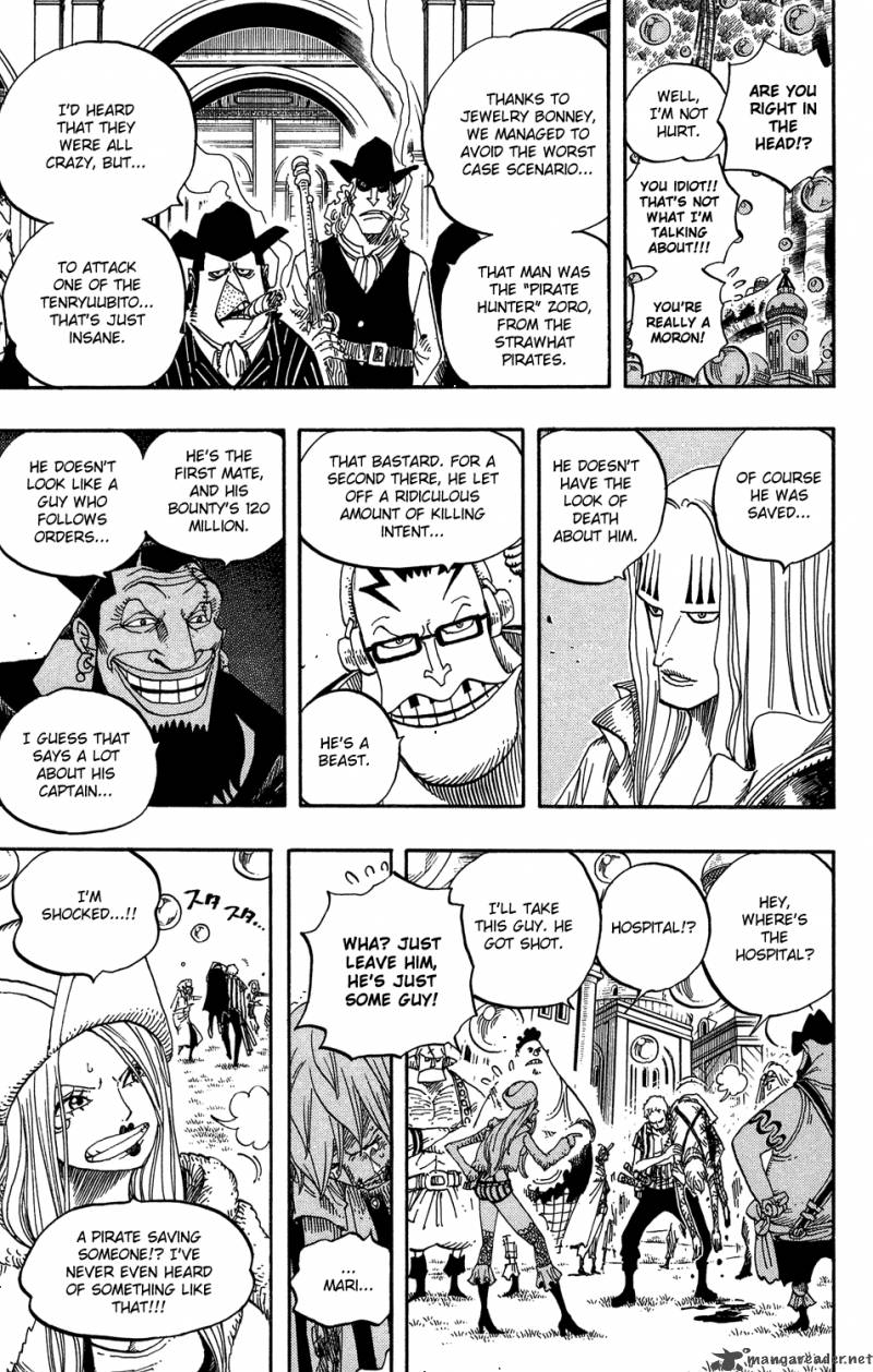 One Piece Chapter 499 page 16 - Chapter 499: Sabaody Park