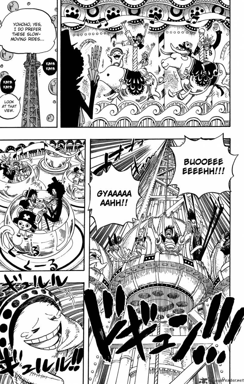 One Piece Chapter 499 page 6 - Chapter 499: Sabaody Park