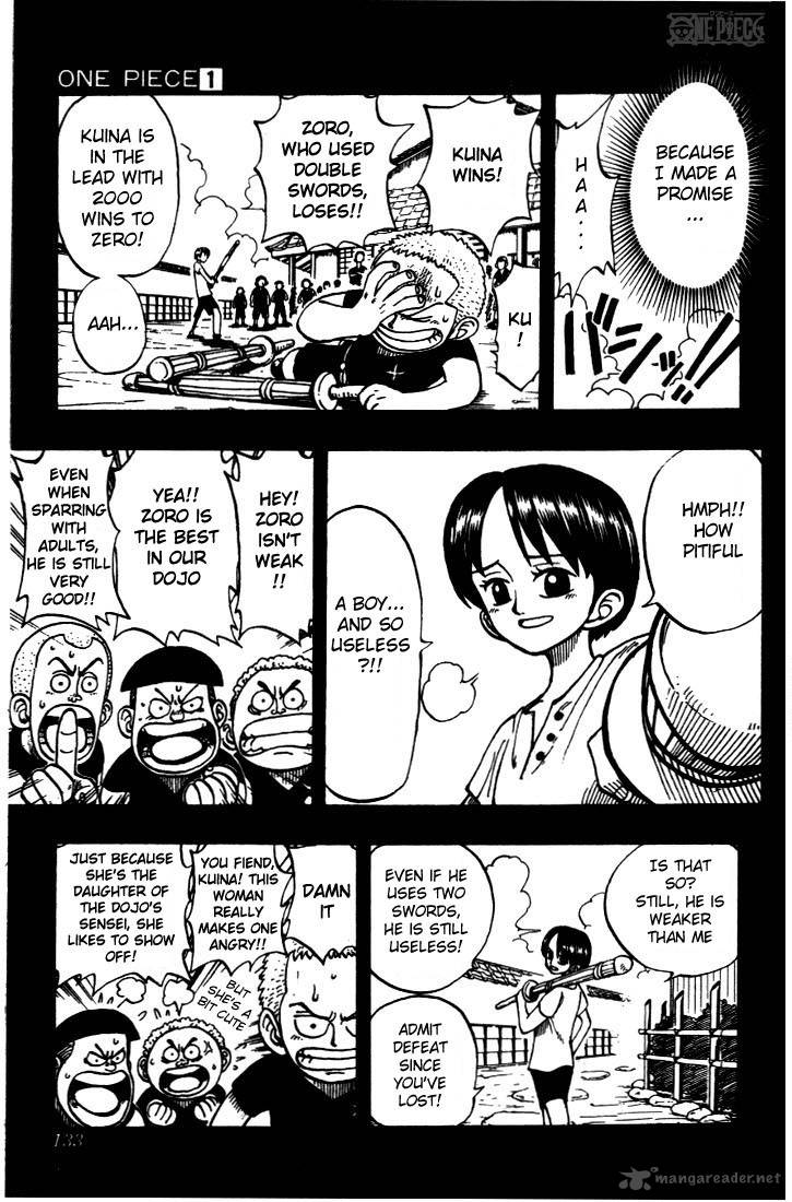 One Piece Chapter 5 page 10 - Chapter 5: The Pirate King and the Great Swordsman