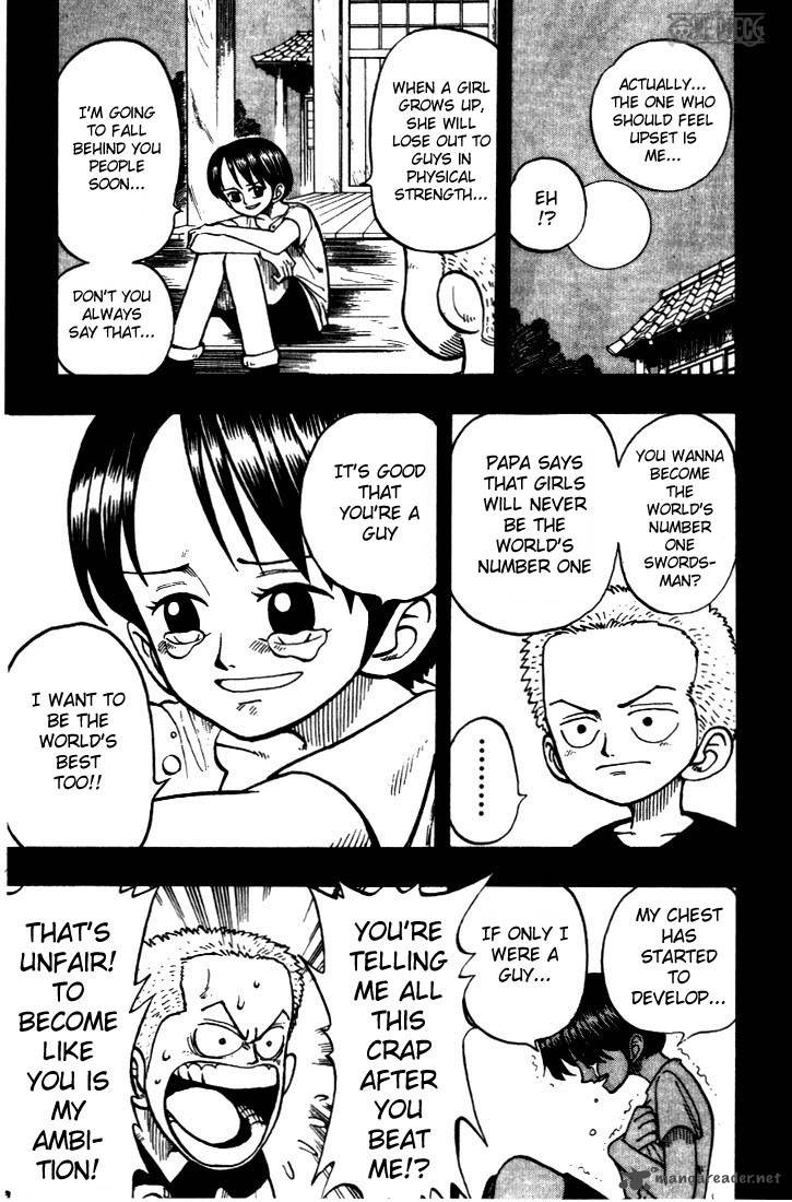 One Piece Chapter 5 page 14 - Chapter 5: The Pirate King and the Great Swordsman