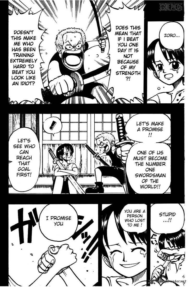 One Piece Chapter 5 page 15 - Chapter 5: The Pirate King and the Great Swordsman