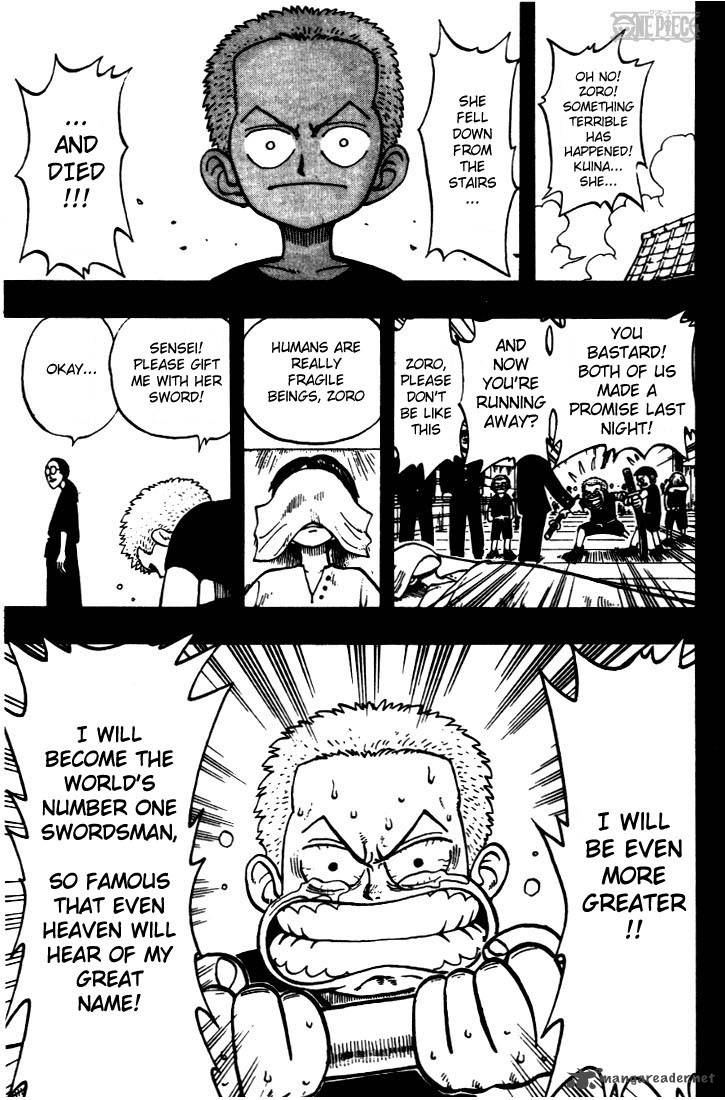 One Piece Chapter 5 page 16 - Chapter 5: The Pirate King and the Great Swordsman