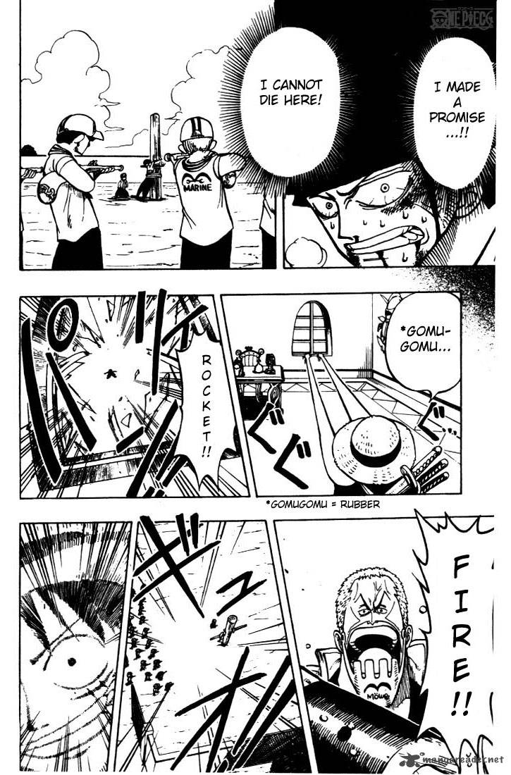 One Piece Chapter 5 page 17 - Chapter 5: The Pirate King and the Great Swordsman