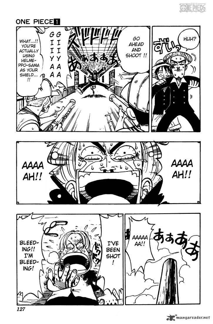 One Piece Chapter 5 page 4 - Chapter 5: The Pirate King and the Great Swordsman