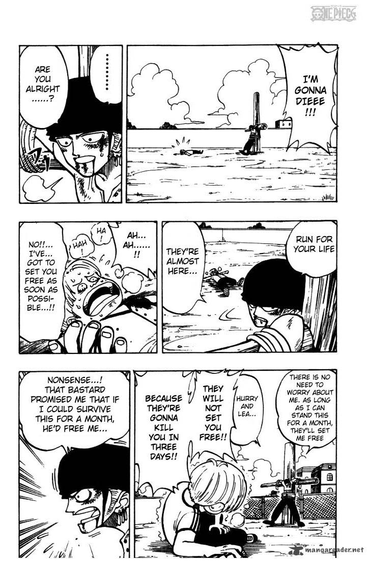 One Piece Chapter 5 page 5 - Chapter 5: The Pirate King and the Great Swordsman