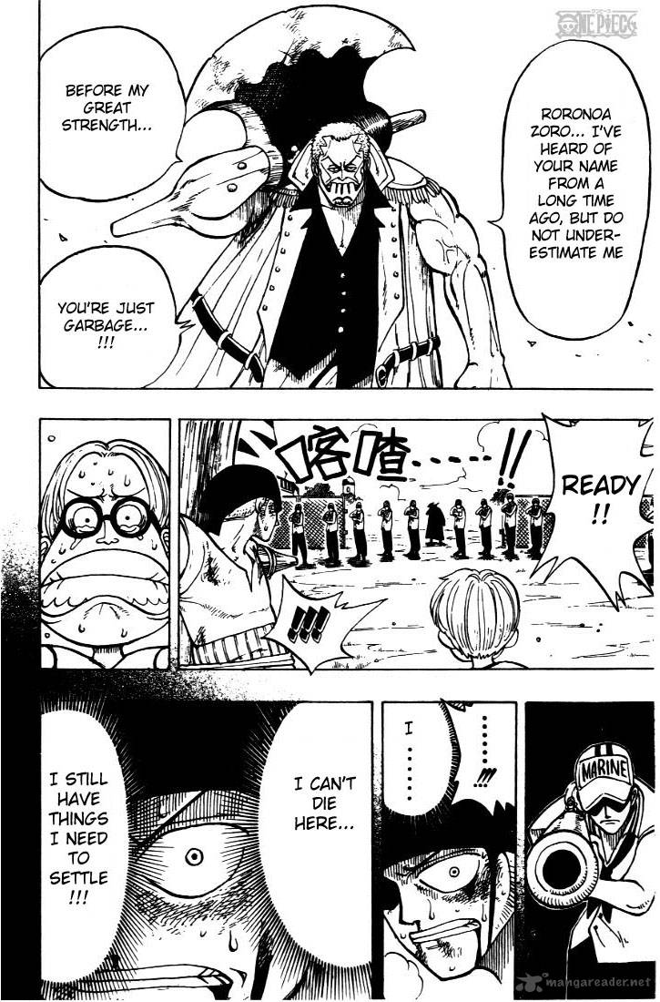 One Piece Chapter 5 page 9 - Chapter 5: The Pirate King and the Great Swordsman