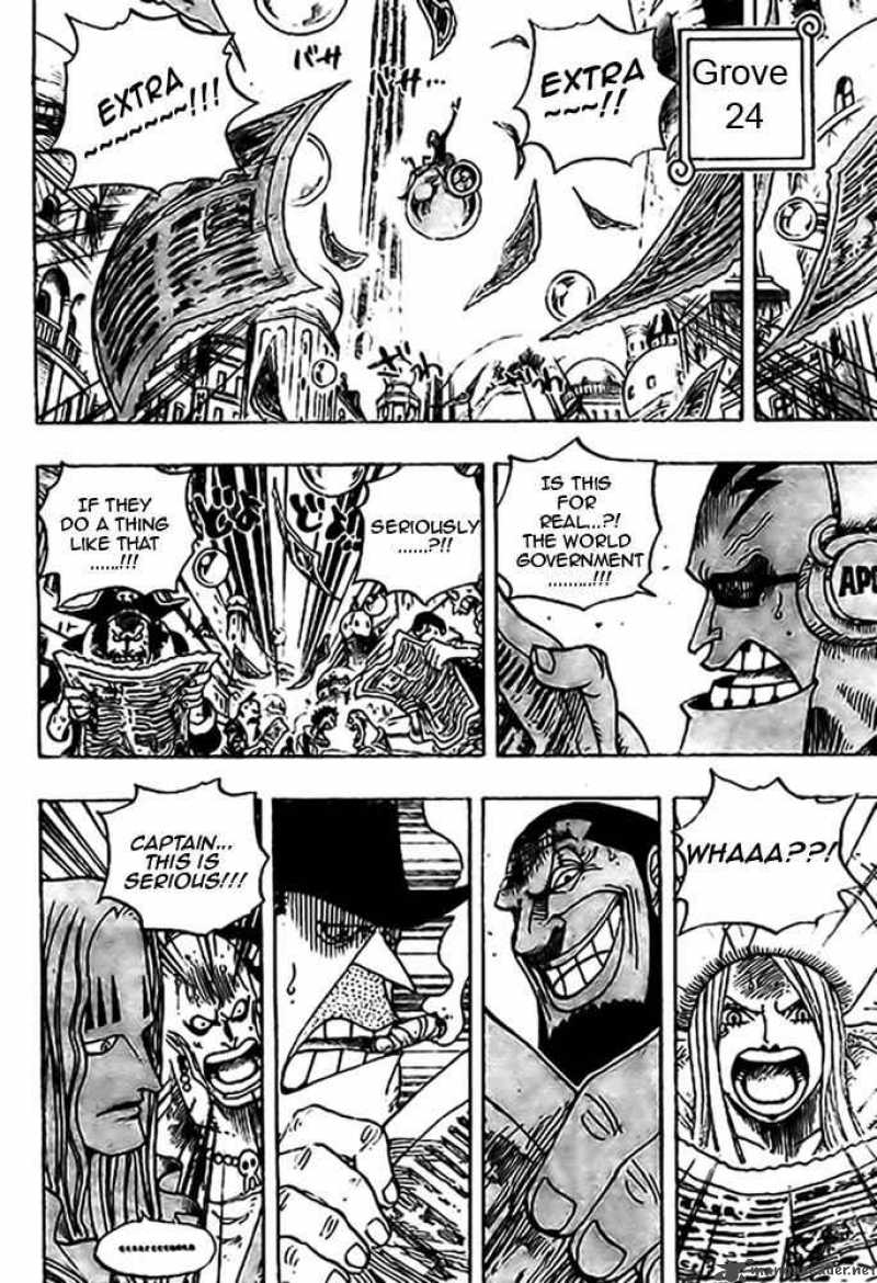 One Piece Chapter 501 page 10 - Chapter 501: The World Begins to Swell