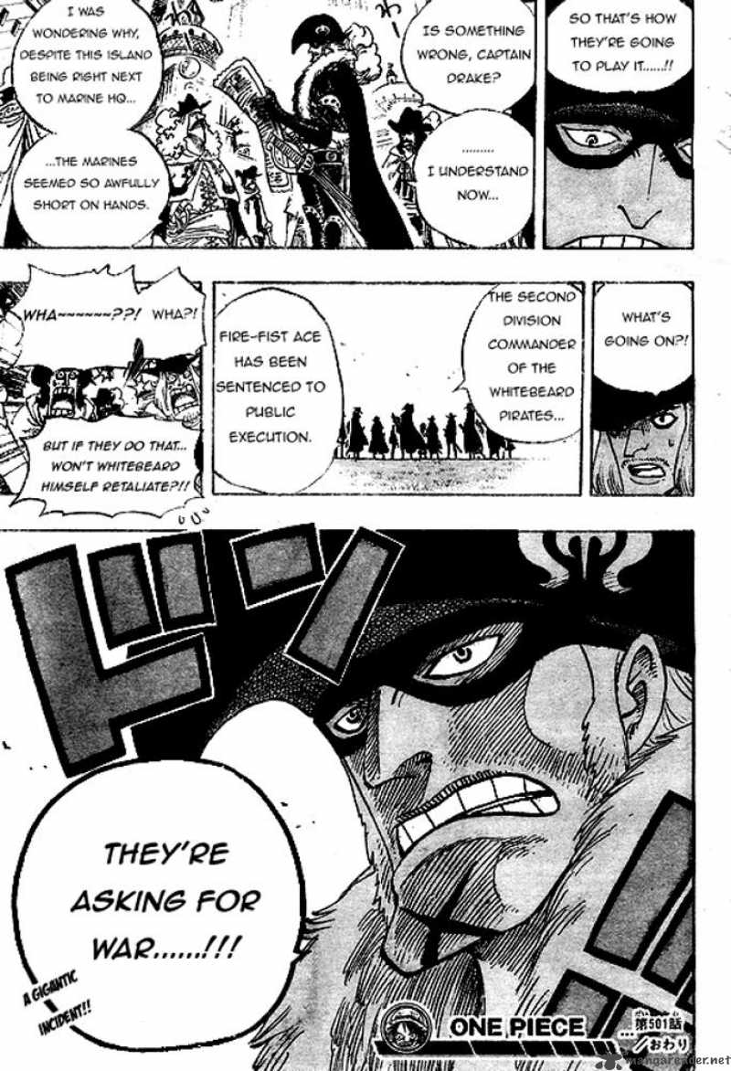 One Piece Chapter 501 page 11 - Chapter 501: The World Begins to Swell