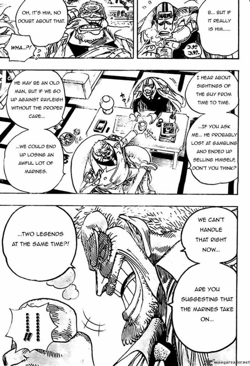 One Piece Chapter 501 page 13 - Chapter 501: The World Begins to Swell