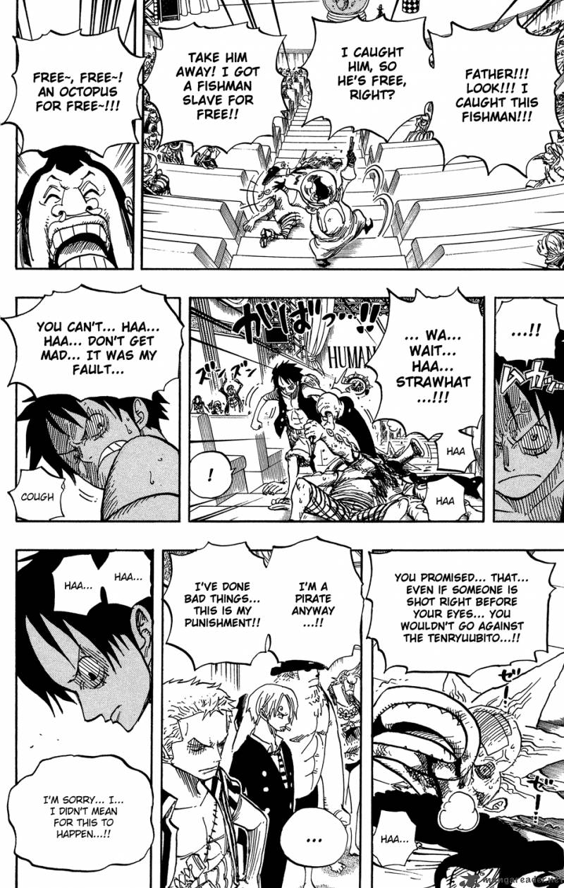 One Piece Chapter 502 page 15 - Chapter 502: The Incident of the Celestial Dragons